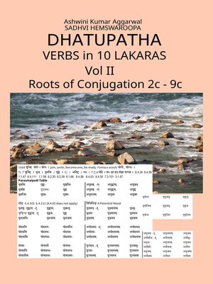 cover image of Dhatupatha Verbs in 10 Lakaras Vol II